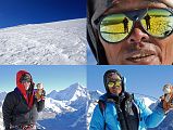13 04 Jerome Ryan, Climbing Sherpa Palde, And Dangles On Mera Peak Eastern Summit
